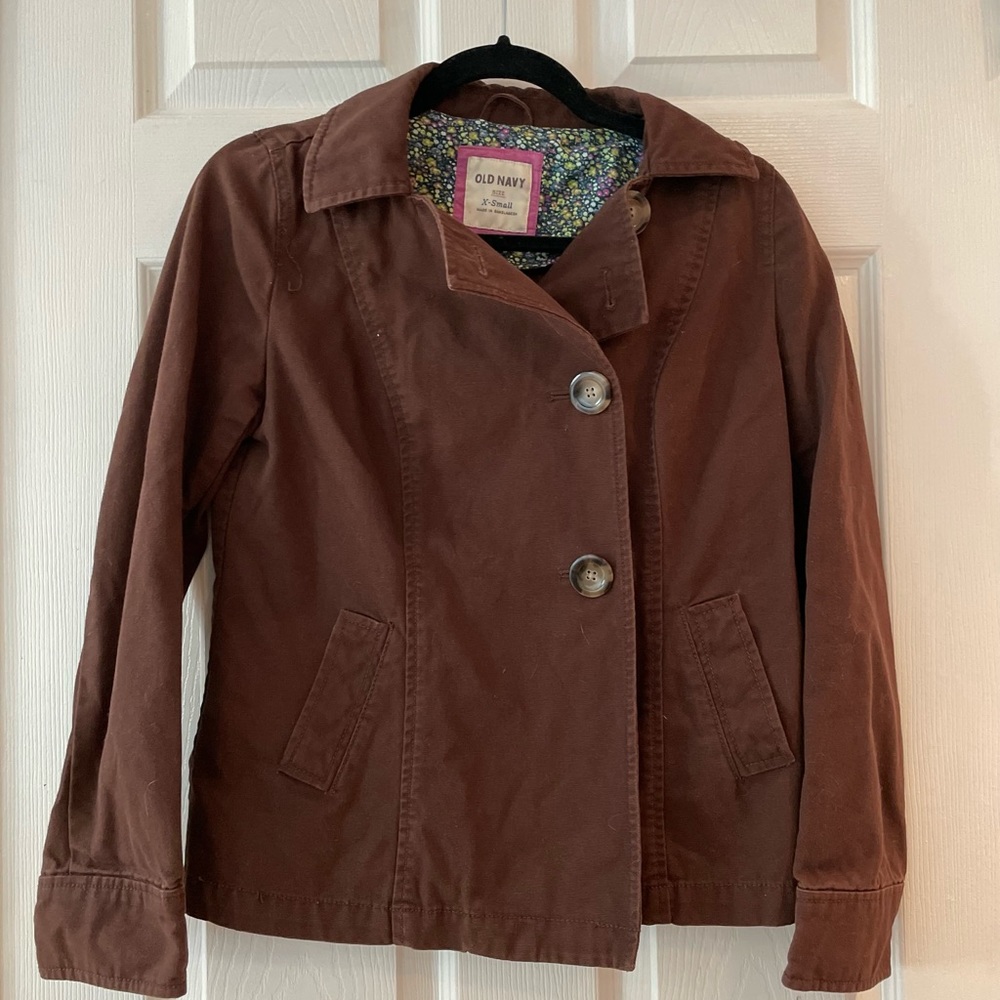 Canvas Peacoat Jacket